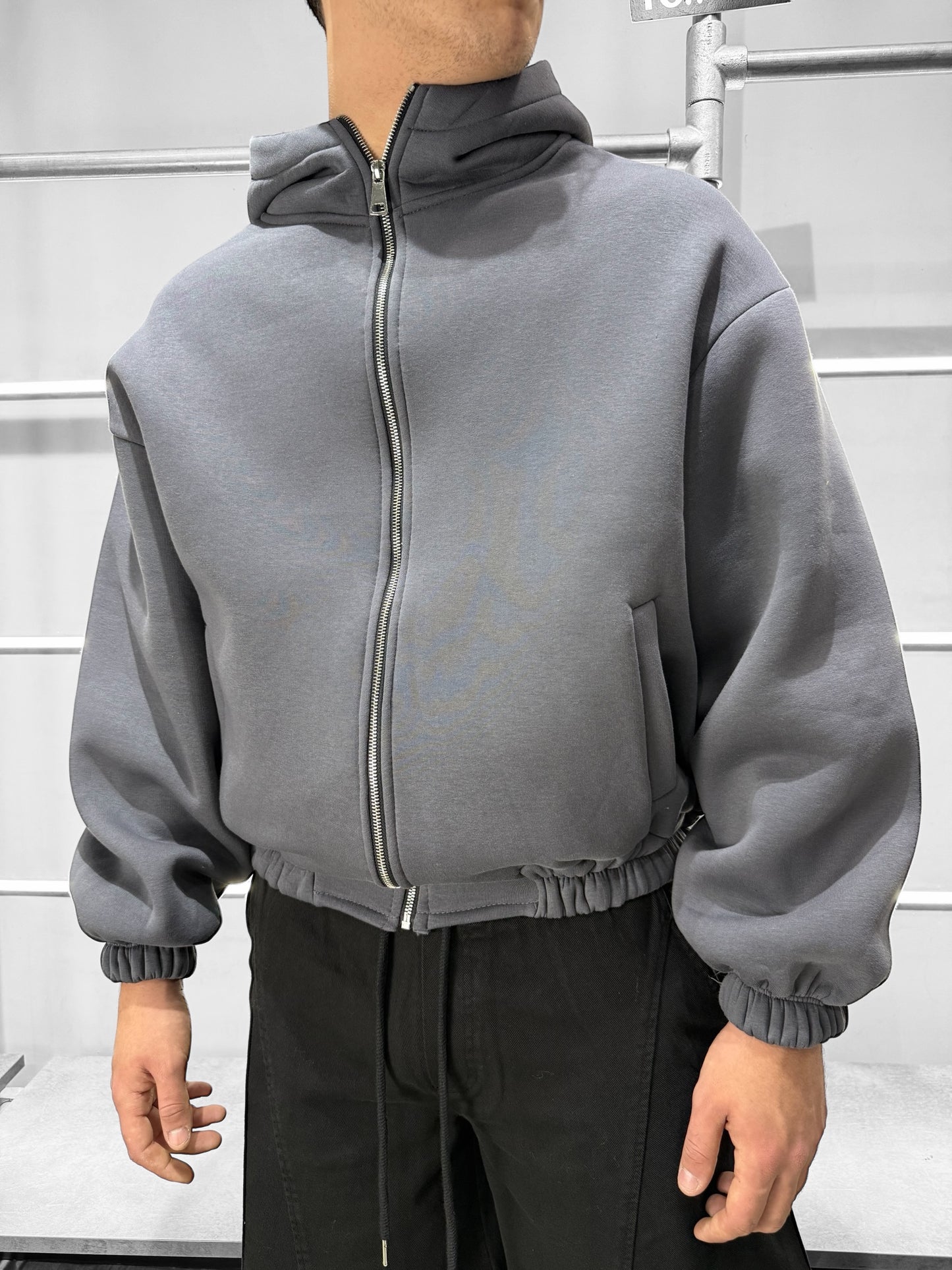FELPA OVERSIZE ZIP