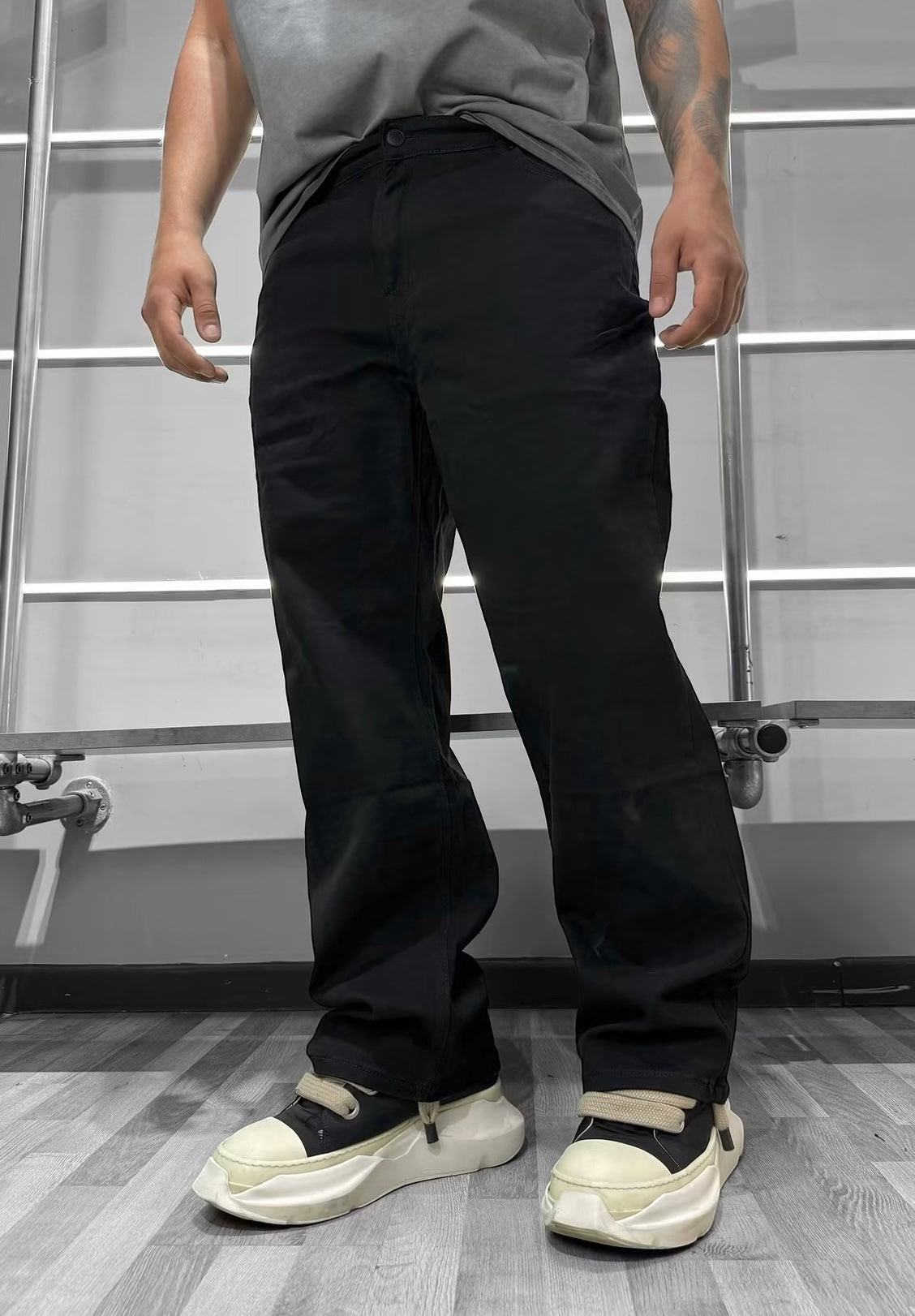 BAGGY DENIM NERO