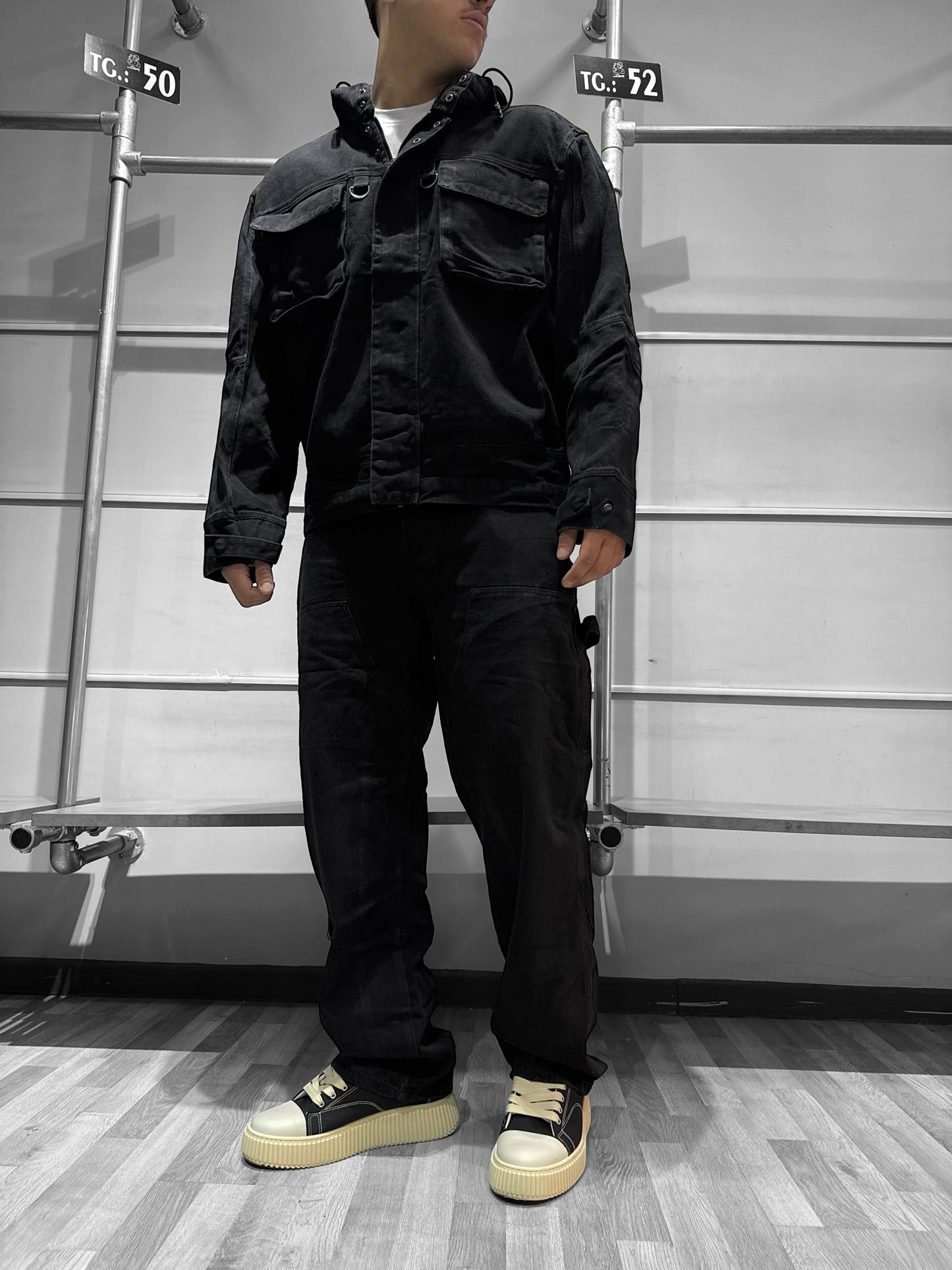 COORDINATO BLACK DENIM