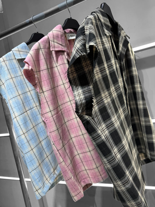 CAMICIA SMANICATA