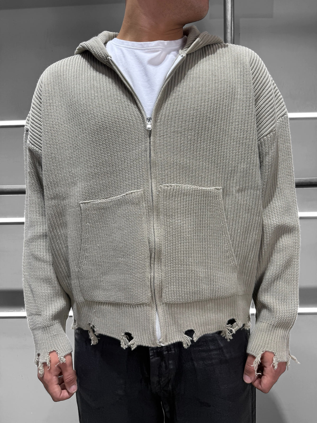 MAGLIA FILO ZIP