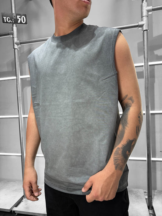 T-SHIRT SMANICATA WASH