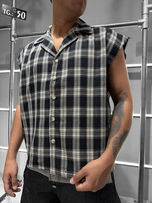 CAMICIA SMANICATA